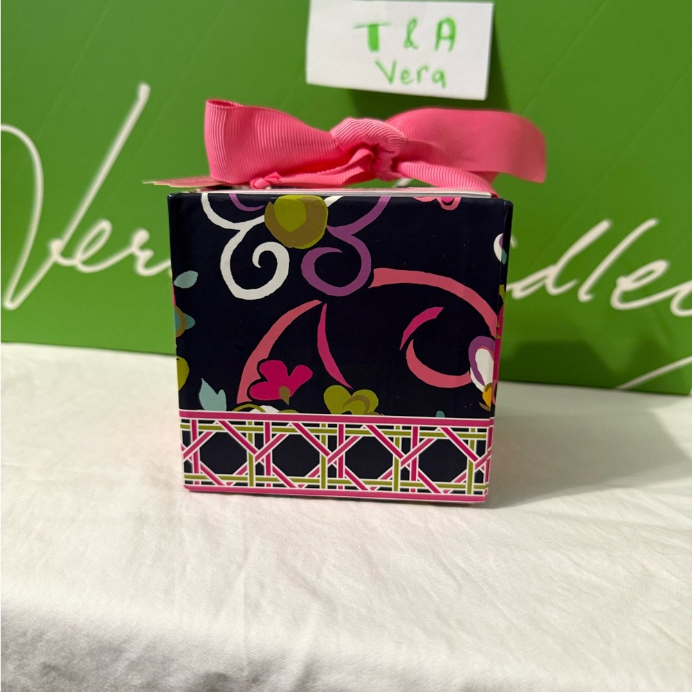 NWT Vera Bradley Ribbons Take Note Cube Retired Pattern🦋 - Picture 4 of 7